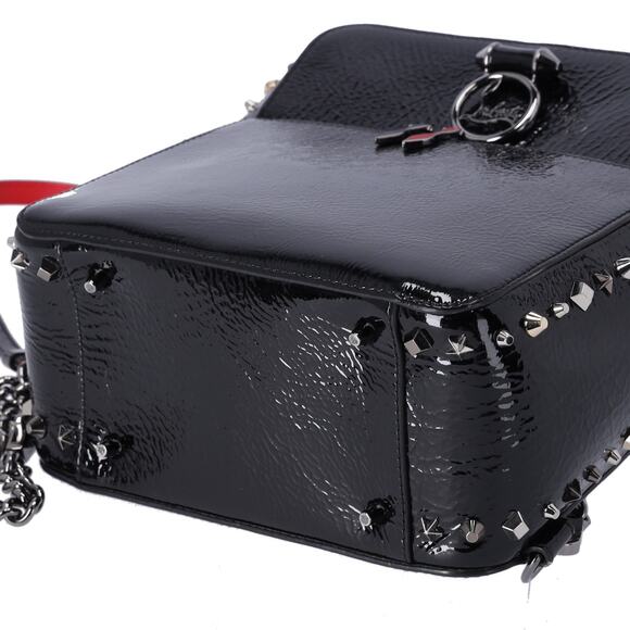 Christian Louboutin Rubyrow Backpack Black Patent Leather Studded main image 6